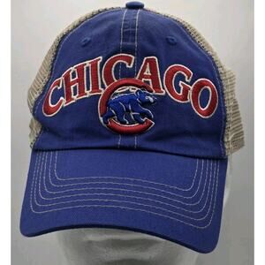 Vintage Chicago‎ Cubs Fan Favorite Trucker Hat Baseball Cap MLB Mesh Snapback